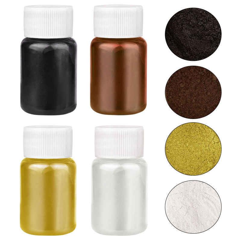 4 Colors/Set Pearlescent Powde - đánh giá và giá Mica Powder Colorant