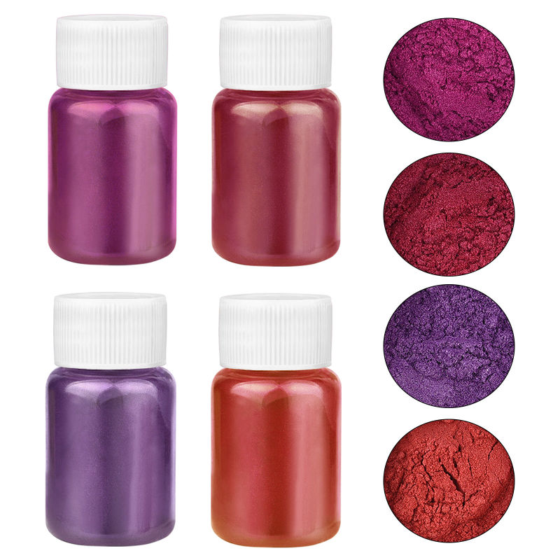 4 Colors/Set Pearlescent Powde - đánh giá và giá Mica Powder Colorant