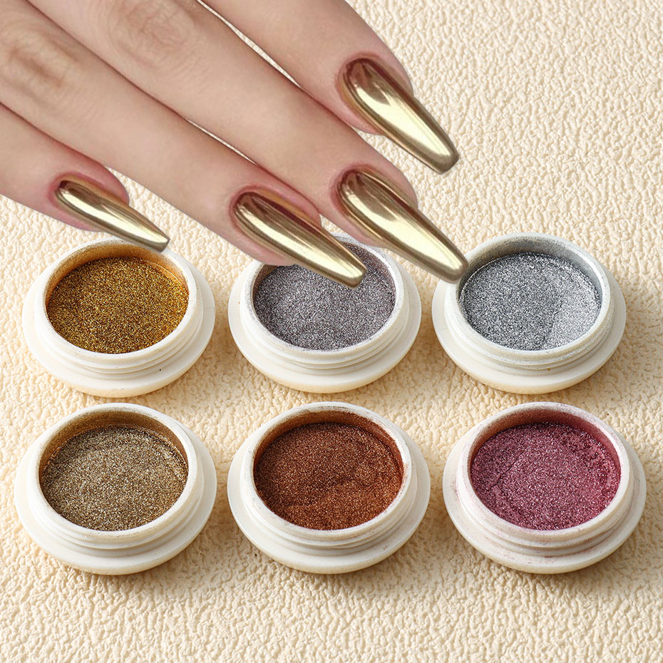 6pc Gold Metallic Mirror Glitt - đánh giá và giá Mica Powder Colorant
