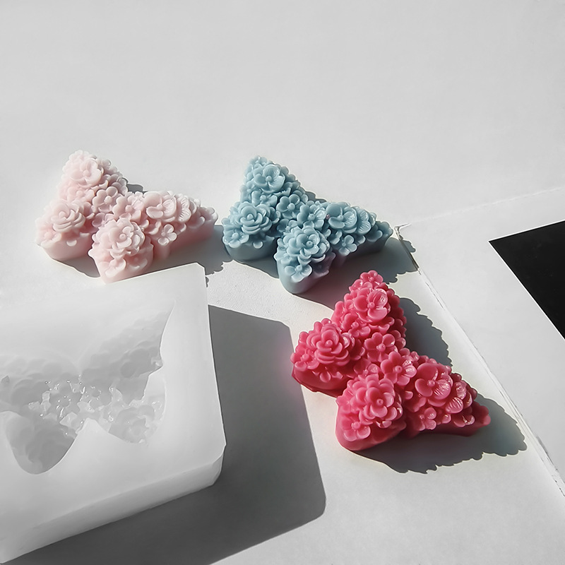 Rose Butterfly Candle Silicone - đánh giá và giá Soap Making Equipment For Beginners