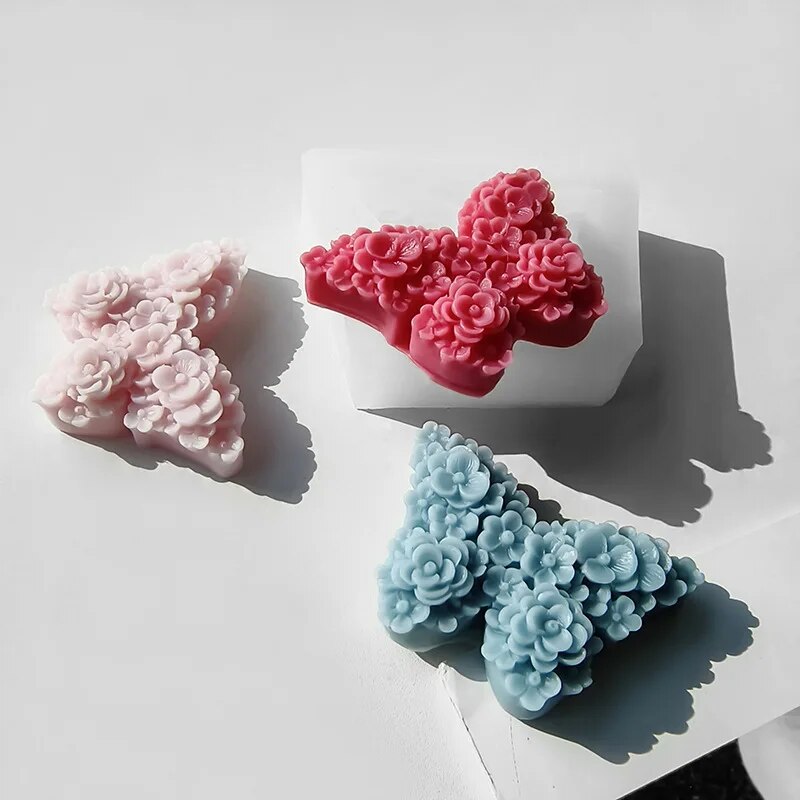 Rose Butterfly Candle Silicone - đánh giá và giá Soap Making Equipment For Beginners