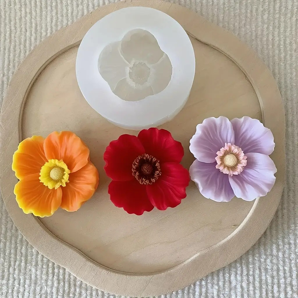 Flower Silicone Candle Mold, C - đánh giá và giá Soap Making Chemical