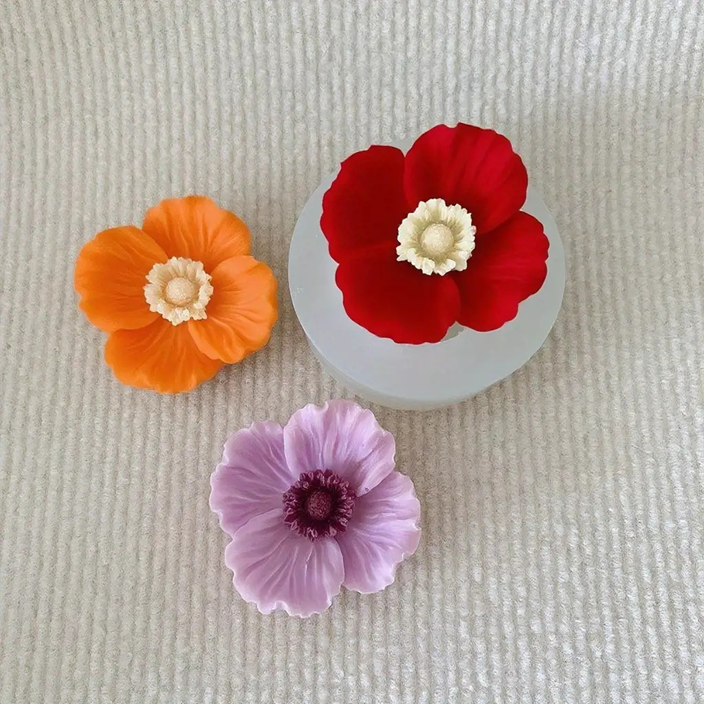 Flower Silicone Candle Mold, C - đánh giá và giá Soap Making Chemical