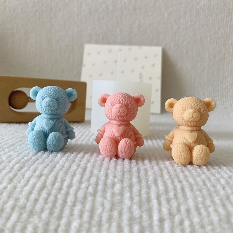 Mini Love Bear Candle Silicone - đánh giá và giá Soap Making Equipment For Beginners