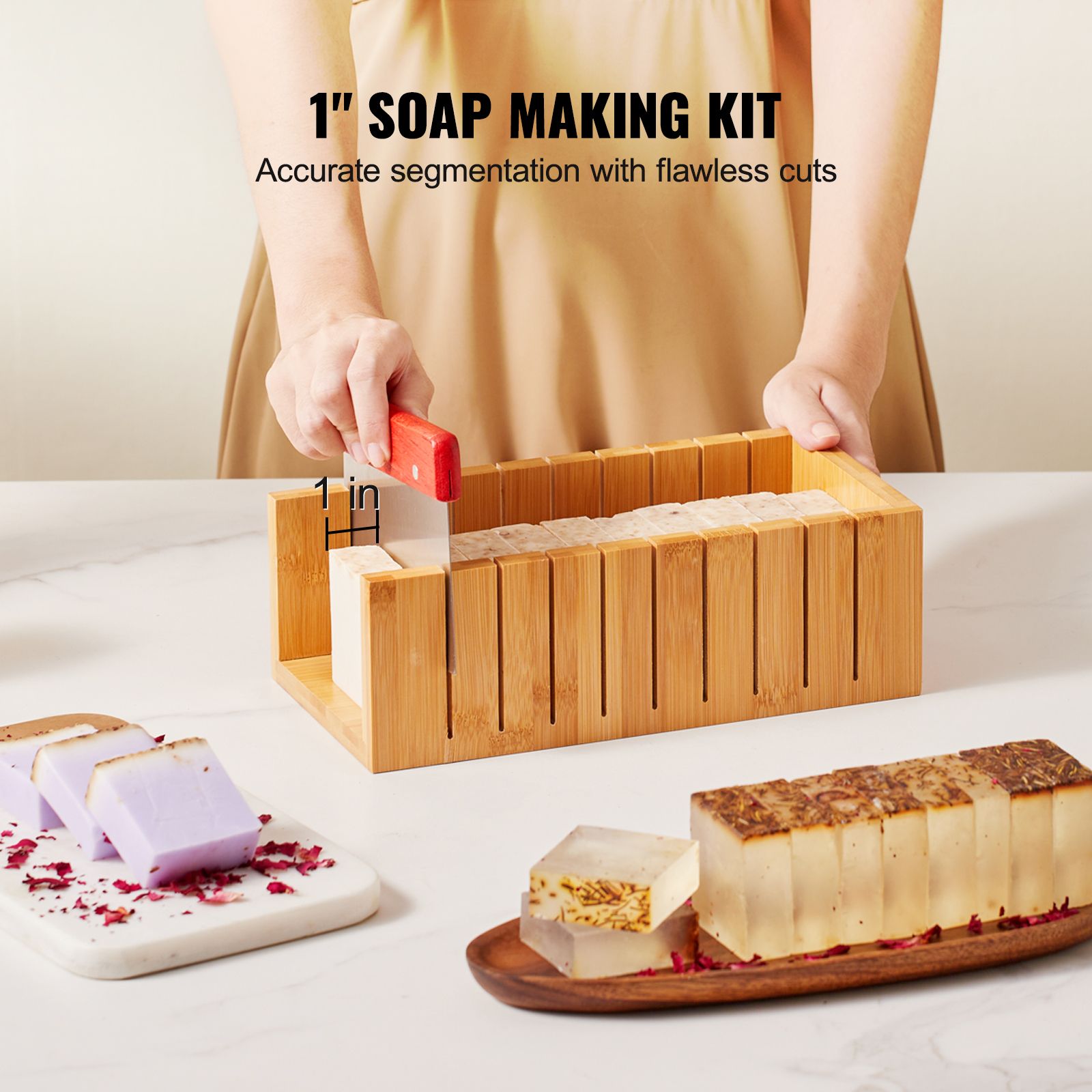 Soap Making Kit, Bamboo Cuttin - đánh giá và giá Soap Making Diy Kit