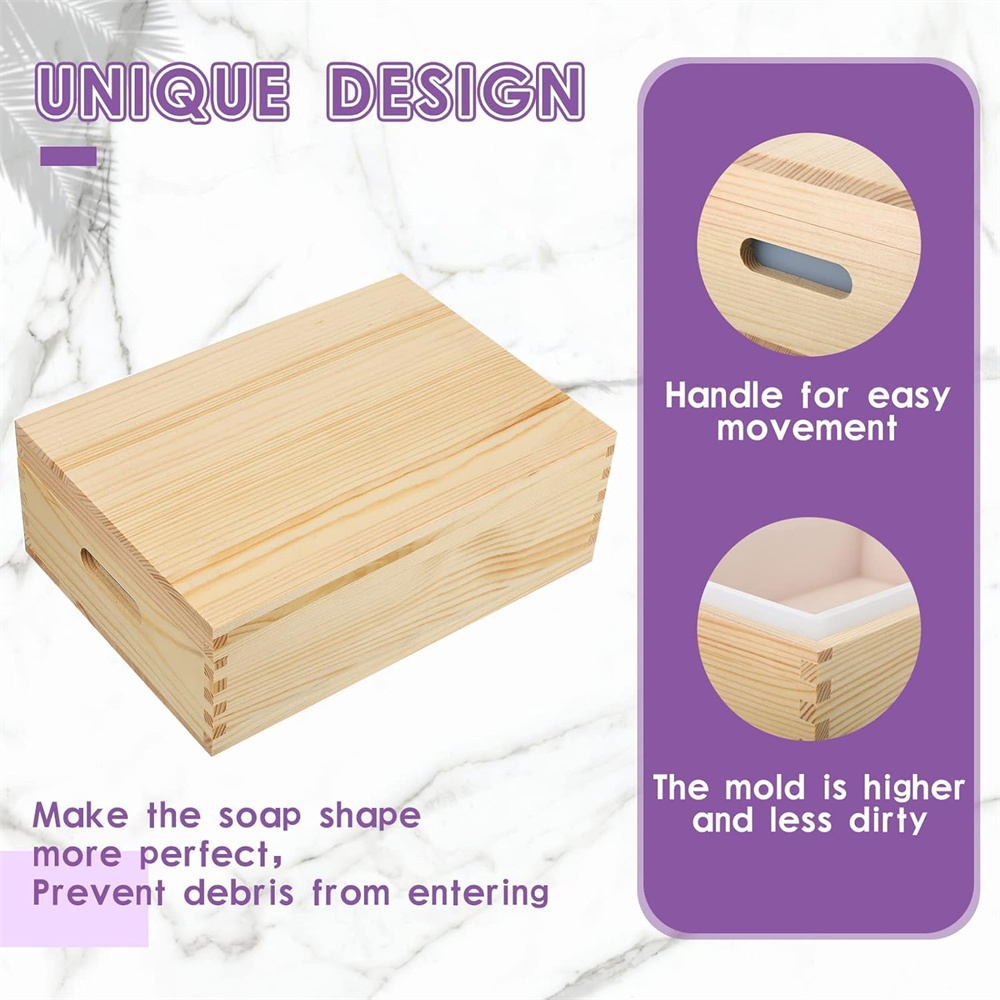 Large Soap Molds Rectangle Sil - đánh giá và giá Soap Making Equipment For Beginners