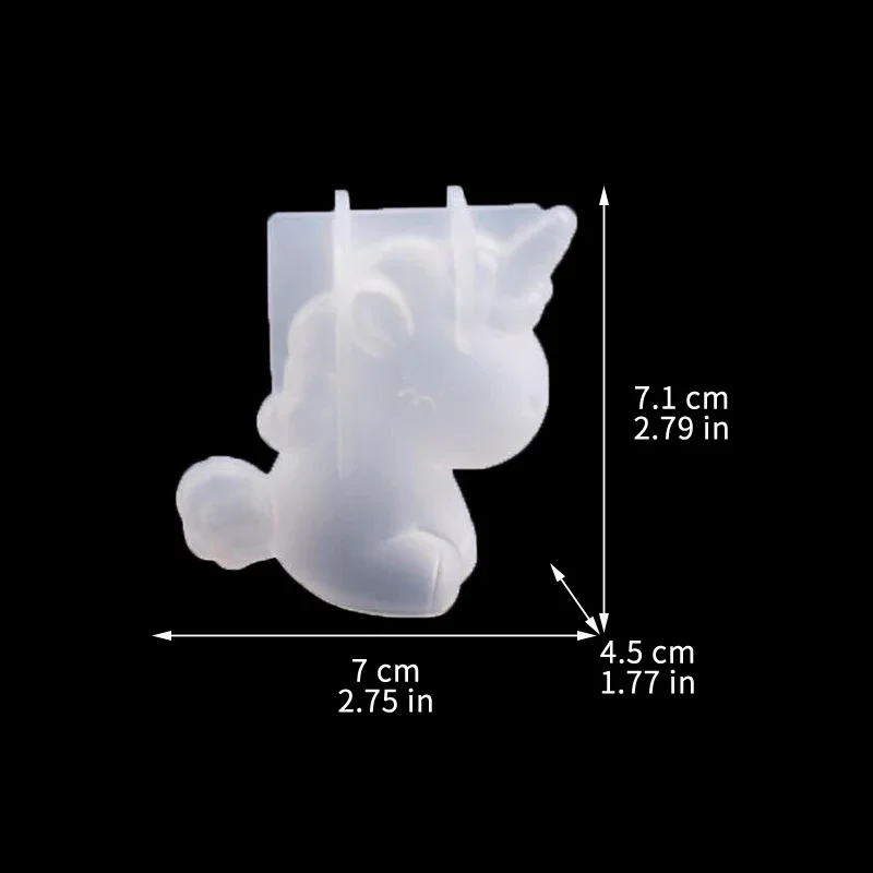 3D Geometric Silicone Unicorn  - đánh giá và giá Soap Making Chemical