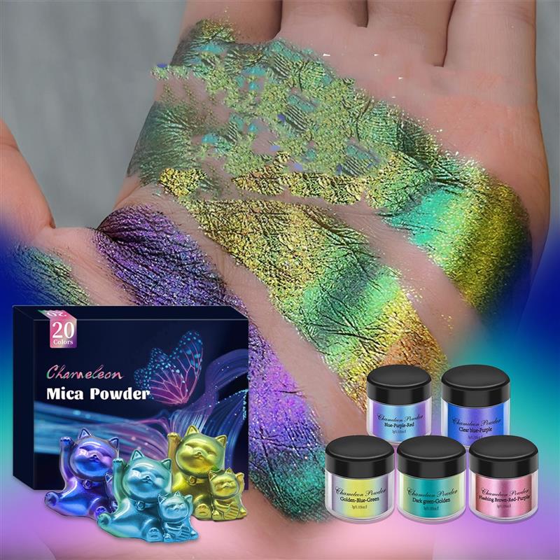 3g Chameleon Mica Powder Epoxy - đánh giá và giá Mica Powder Colorant