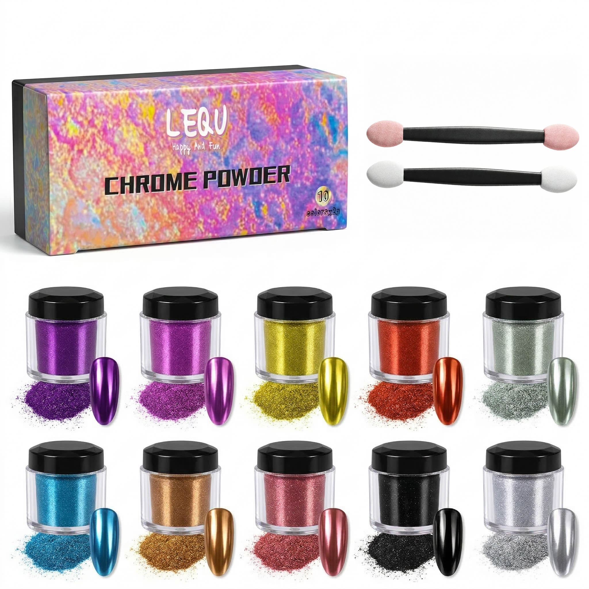 DIY 10-Color Magic Mirror Powd - đánh giá và giá Mica Powder Colorant