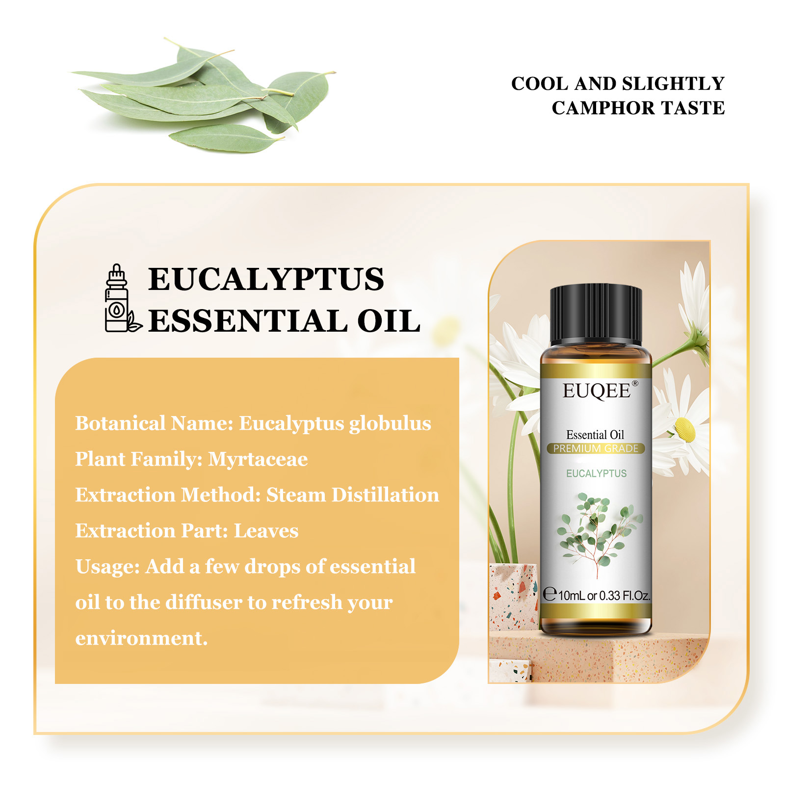 EUQEE 10ML Natural Essential O - đánh giá và giá Soap Making Chemical