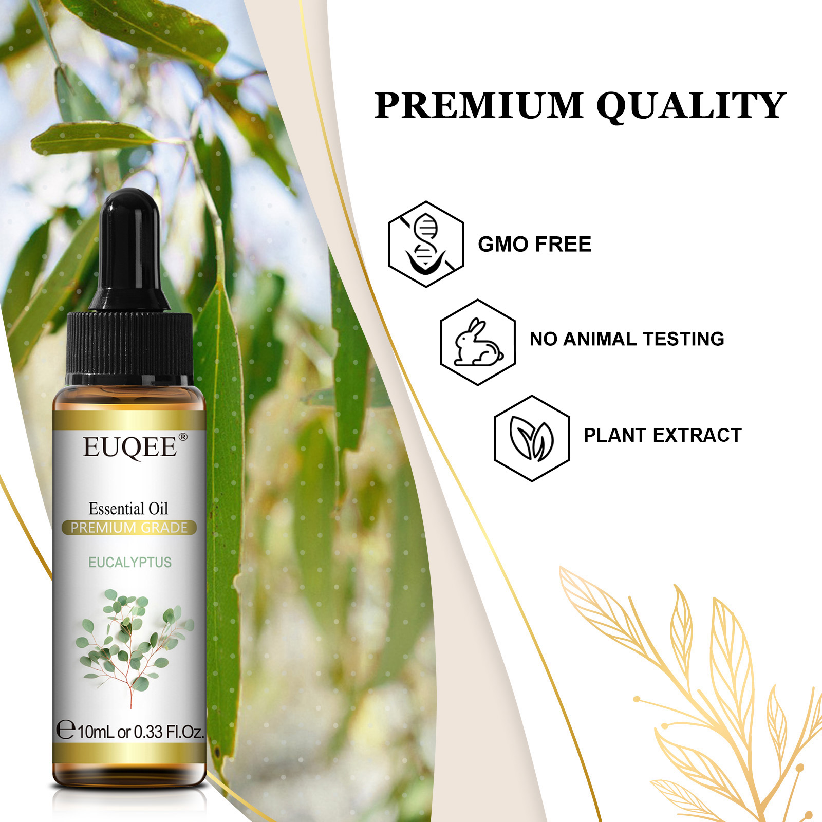 EUQEE 10ML Natural Essential O - đánh giá và giá Soap Making Chemical
