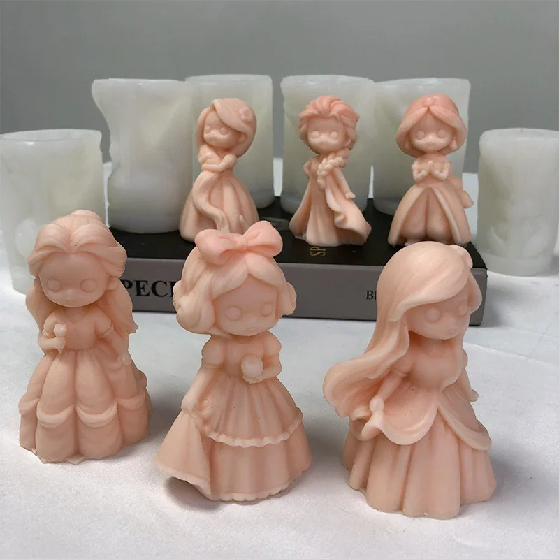 6 Princess Doll Silicone Candl - đánh giá và giá Soap Making Equipment For Beginners