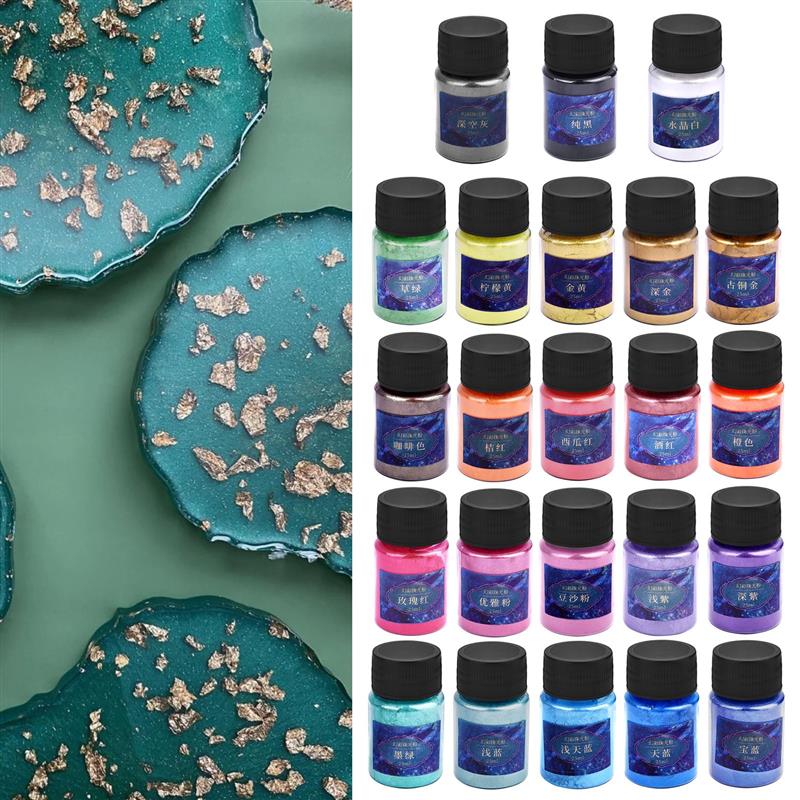 10g/Bottle Pearlescent Powder  - đánh giá và giá Mica Powder Colorant
