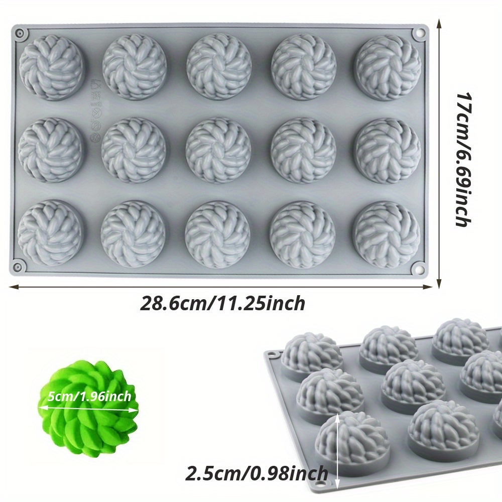 1Pc Cake Mold Santa Ana Floral - đánh giá và giá Soap Making Equipment For Beginners
