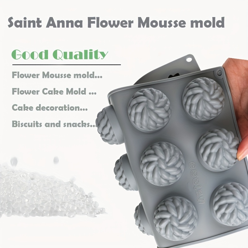 1Pc Cake Mold Santa Ana Floral - đánh giá và giá Soap Making Equipment For Beginners