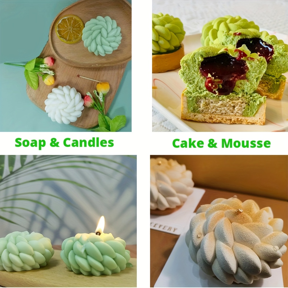 1Pc Cake Mold Santa Ana Floral - đánh giá và giá Soap Making Equipment For Beginners