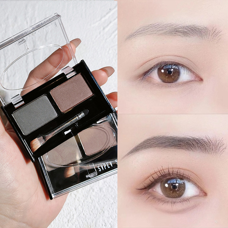Two-Color Eyebrow Powder Shado - đánh giá và giá Mica Powder Colorant