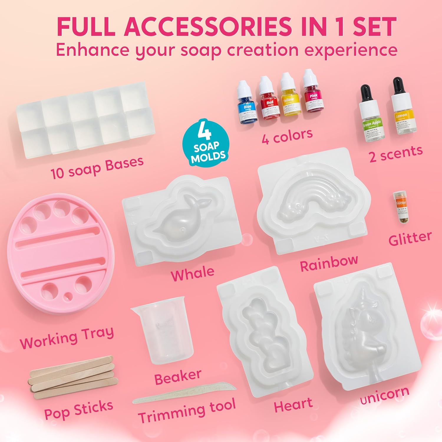 JOYFY Unicorn Soap Making Kit  - đánh giá và giá Soap Making Diy Kit