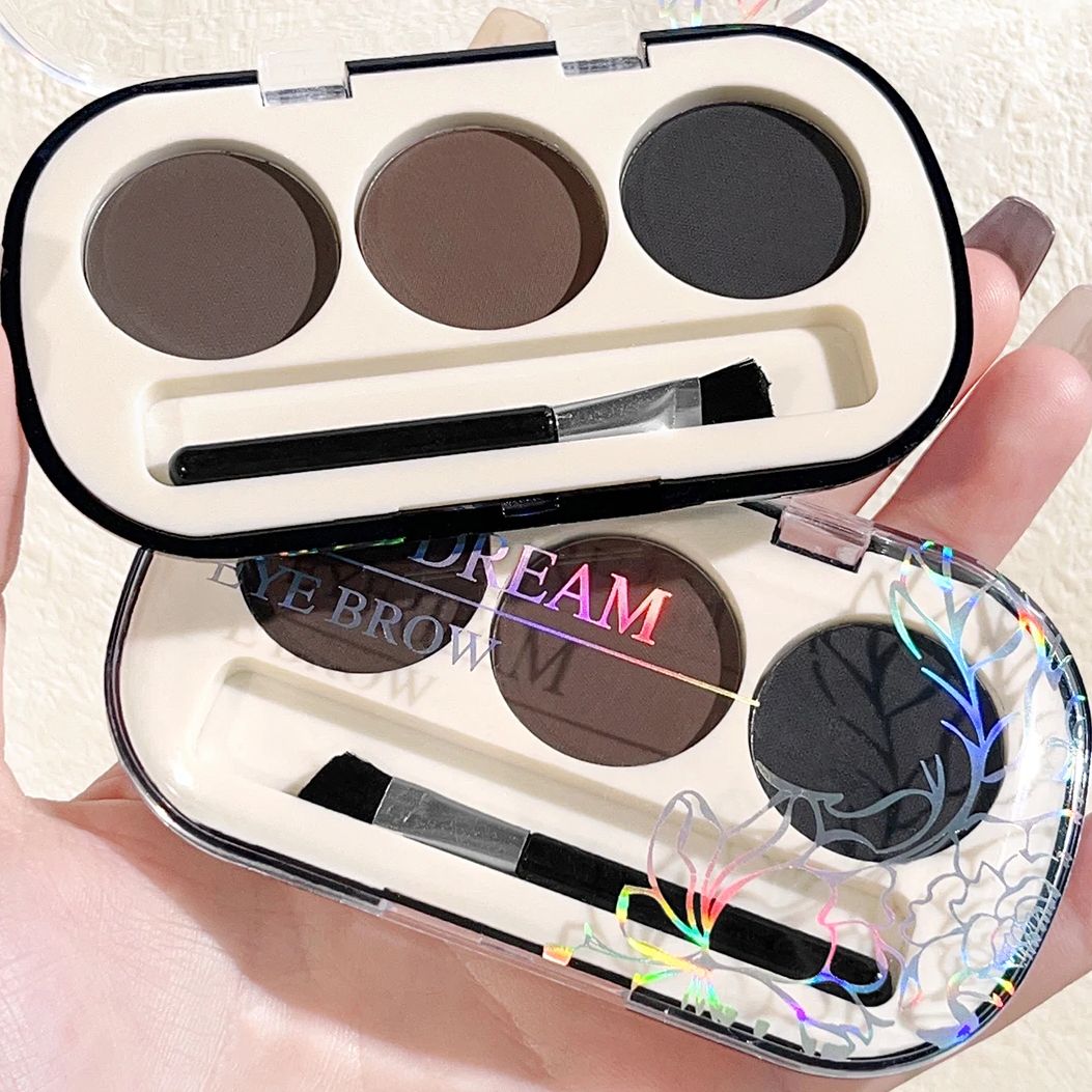 3-color Eyebrow Powder Palette - đánh giá và giá Mica Powder Colorant