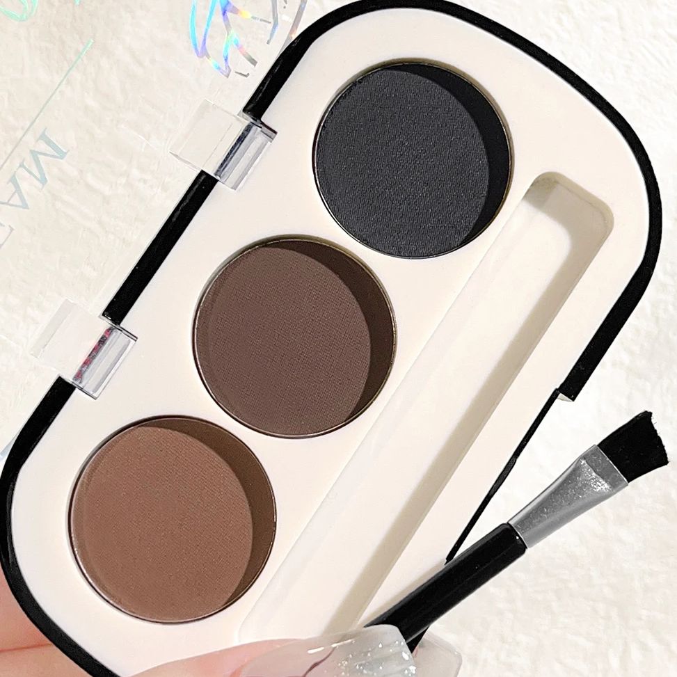 3-color Eyebrow Powder Palette - đánh giá và giá Mica Powder Colorant