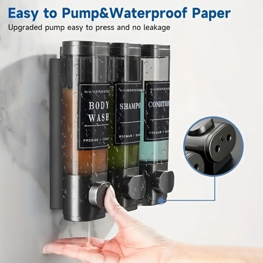 Wall Mounted Triple Shampoo Co - đánh giá và giá Soap Making Diy Kit
